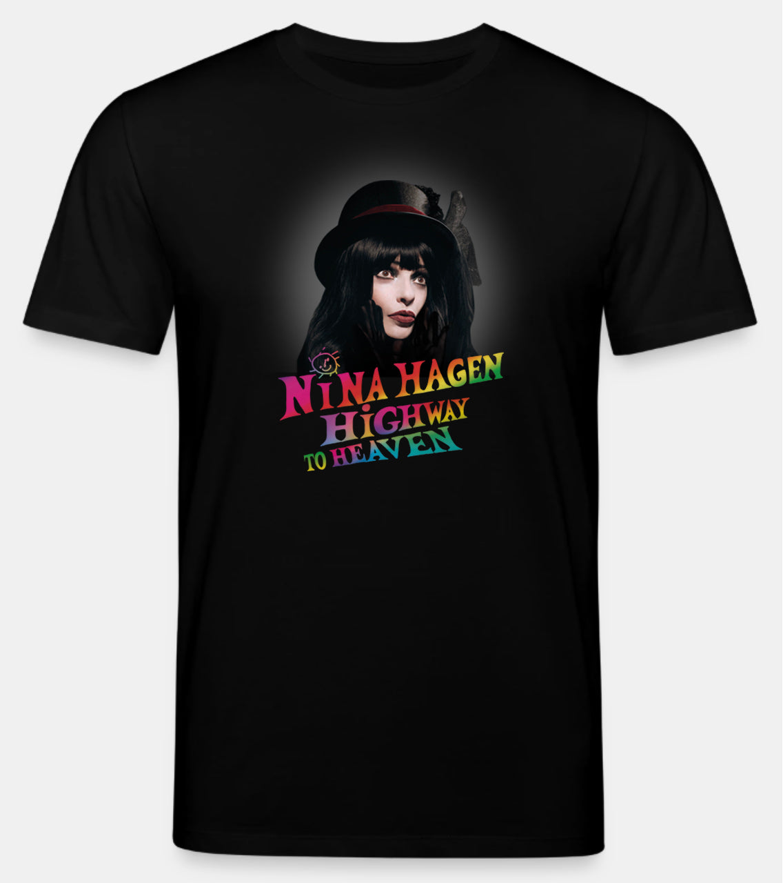 New Version: Nina Hagen - HiGHWAY TO HEAVEN - CD + Stamped Signed Art-Print & T-Shirt (Bundle)