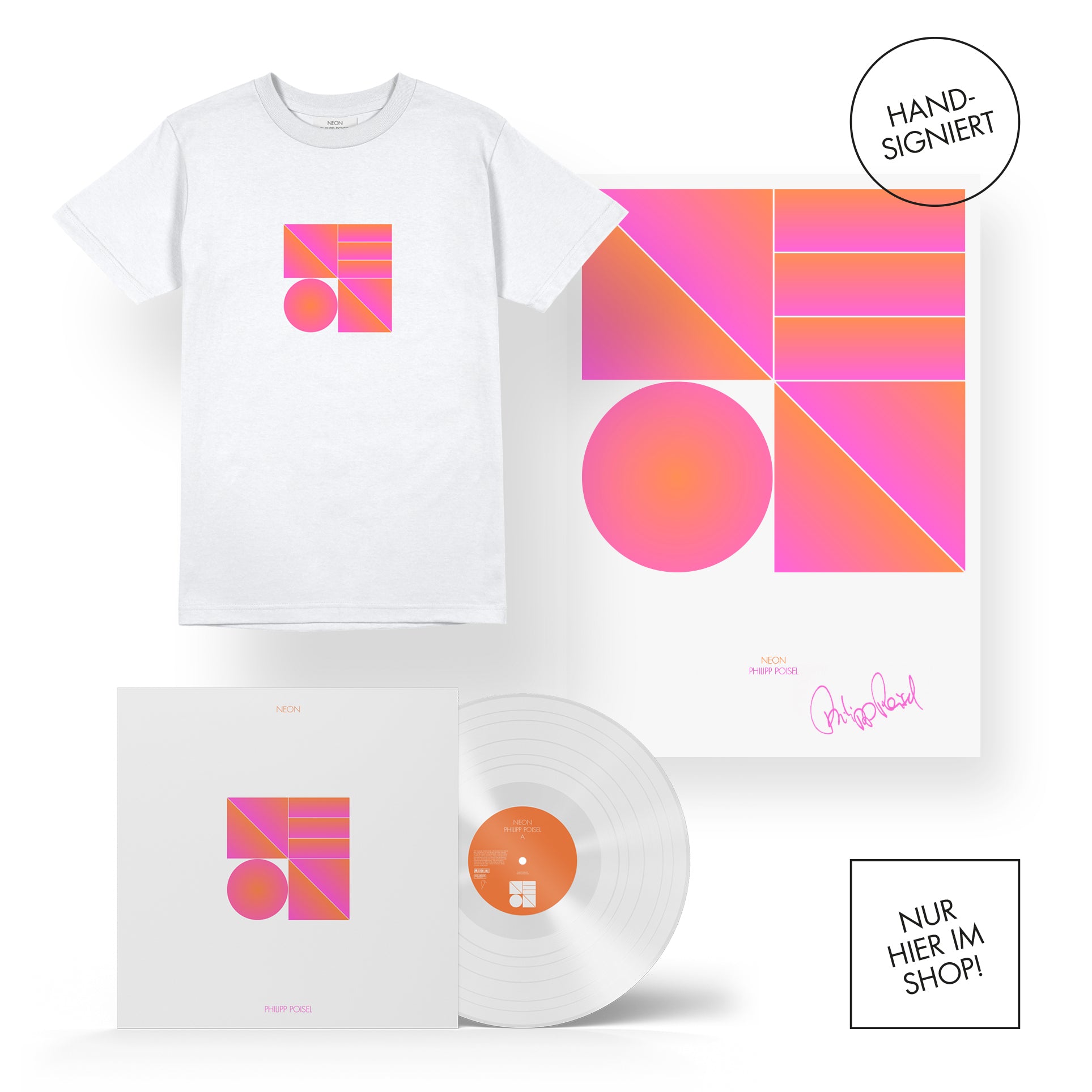 Philipp Poisel - NEON - Bundle incl. LP white