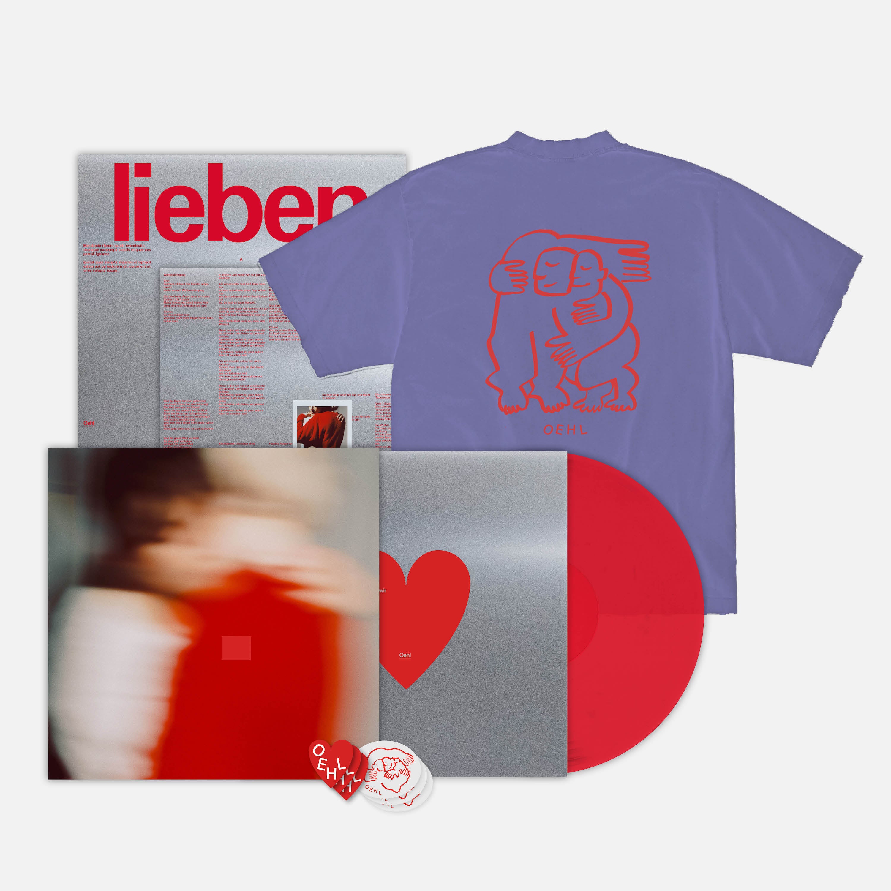 Oehl - we love - LP + T-Shirt + Sticker - Bundle