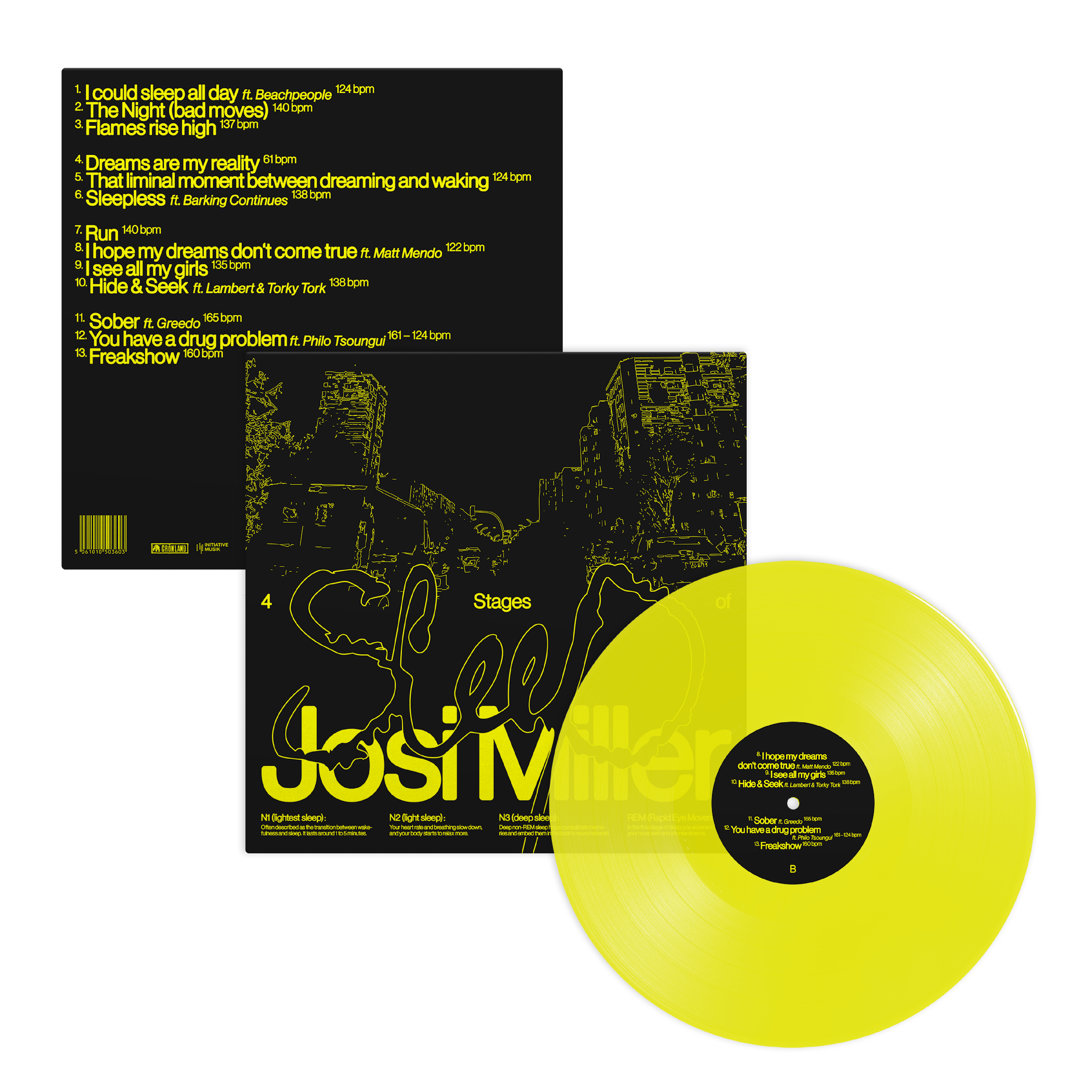 Josi Miller - 4 stages of sleep - LP