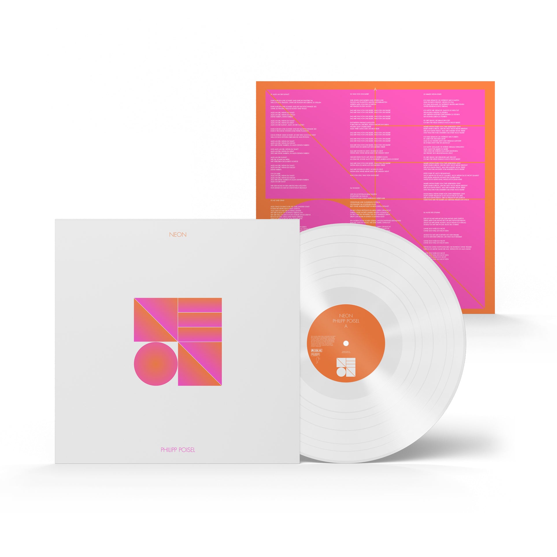 Philipp Poisel - NEON - 180g Vinyl Weiß